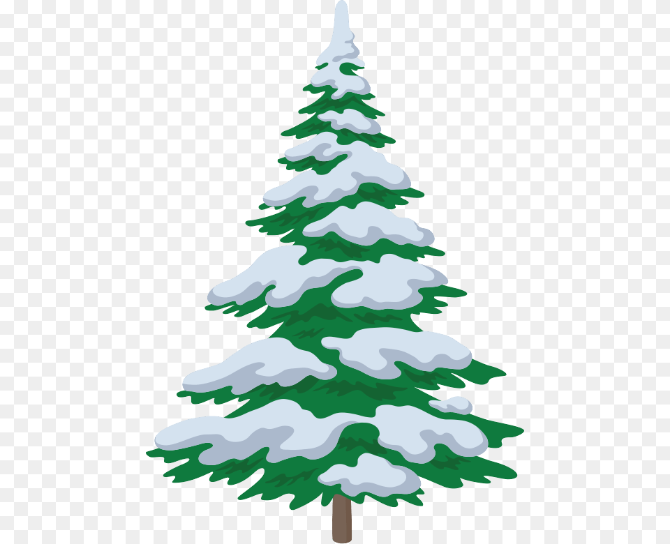 Transparent Snowy Tree Drawing Tree With Snow, Fir, Pine, Plant, Person Free Png