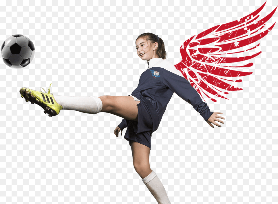 Transparent Soccer Girl Kick American Football, Ball, Soccer Ball, Sport, Sphere Png