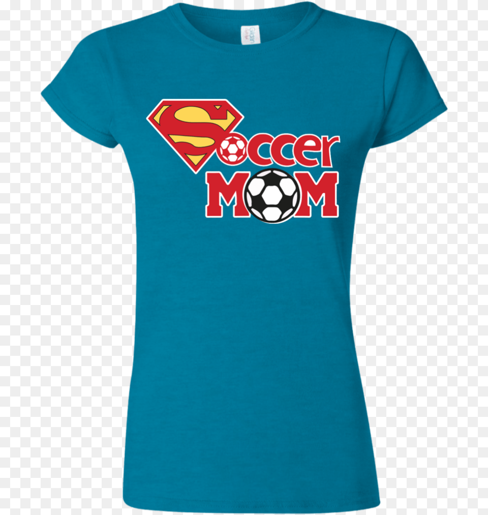 Transparent Soccer Mom T Shirt, Clothing, T-shirt, Ball, Football Free Png Download