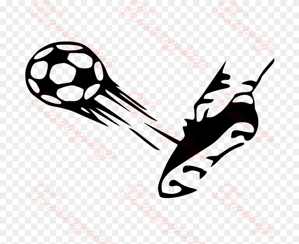 Soccerball Clipart Foot Kicking A Soccer Ball, Text Free Transparent Png