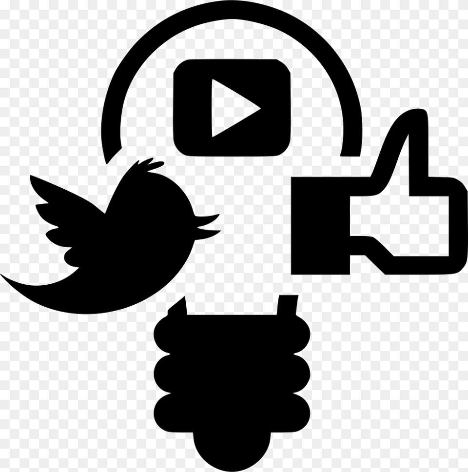 Transparent Social Media Graphics Twitter Logo, Stencil, Symbol Free Png Download