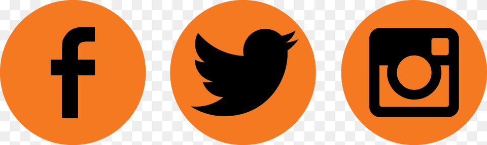 Transparent Social Media Icons Orange Hd Download Orange Social Media Logo, Symbol, Text Png