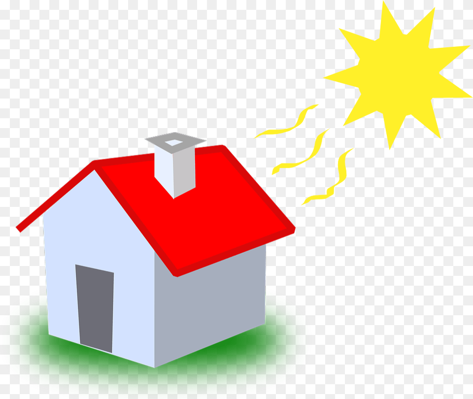 Transparent Solar Energy Clipart House Cartoon Gif, Symbol Png Image