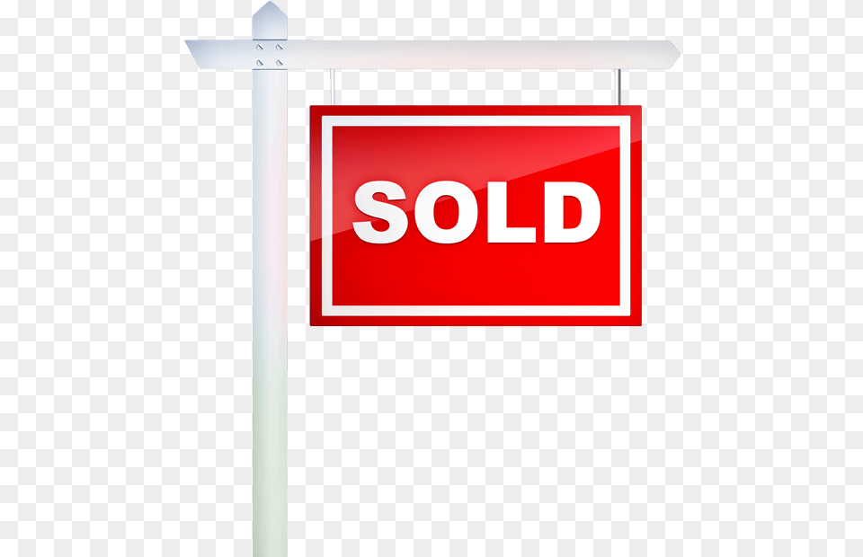 Sold Sign Real Estate Sold Sign, Bus Stop, Outdoors, Symbol, Road Sign Free Transparent Png