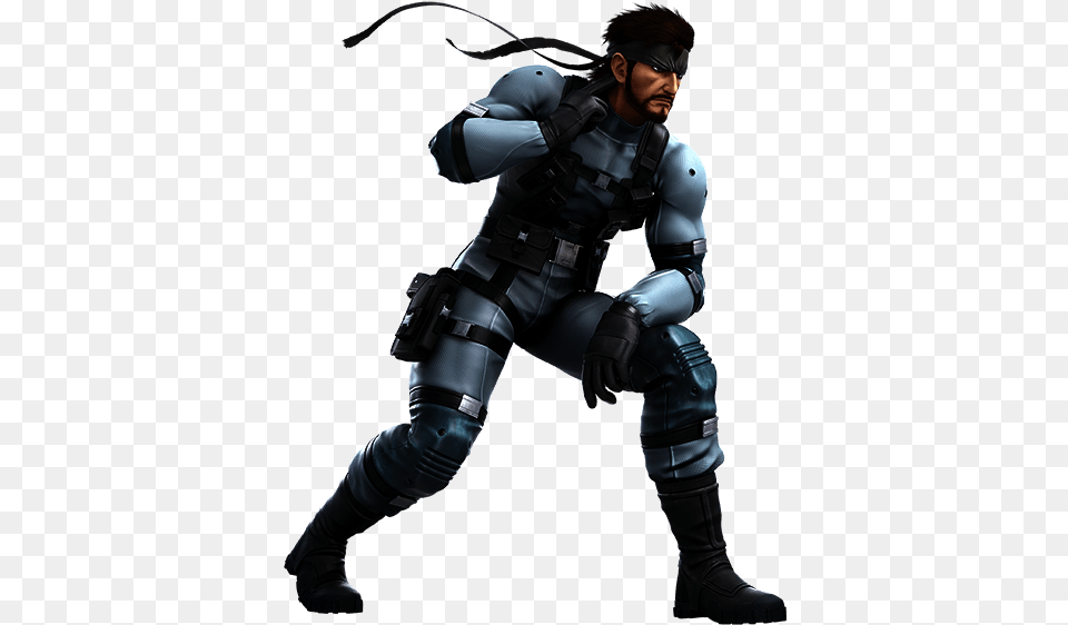 Transparent Solid Snake, Adult, Male, Man, Person Free Png