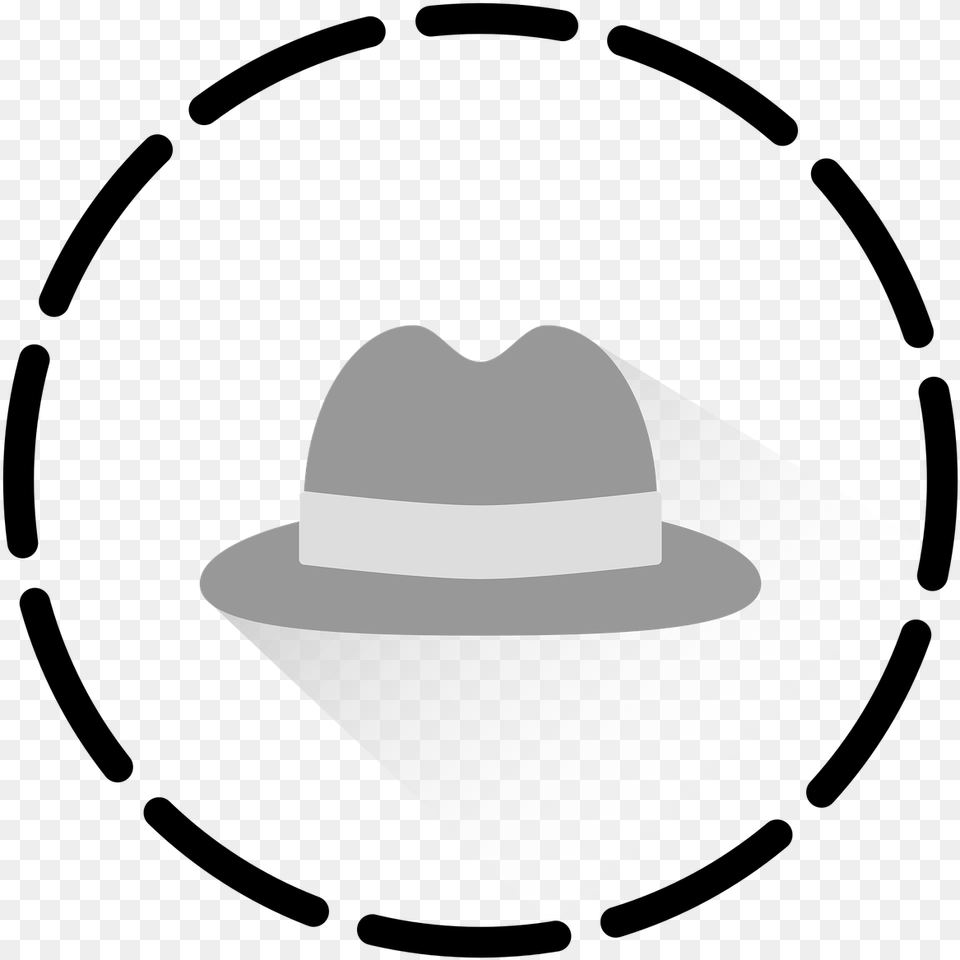 Transparent Sombrero Clipart Black And White Lua Programming Language, Clothing, Hat, Cowboy Hat Free Png Download