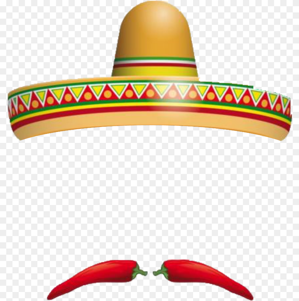 Transparent Sombrero Hat Maracas And Sombrero, Clothing Free Png Download