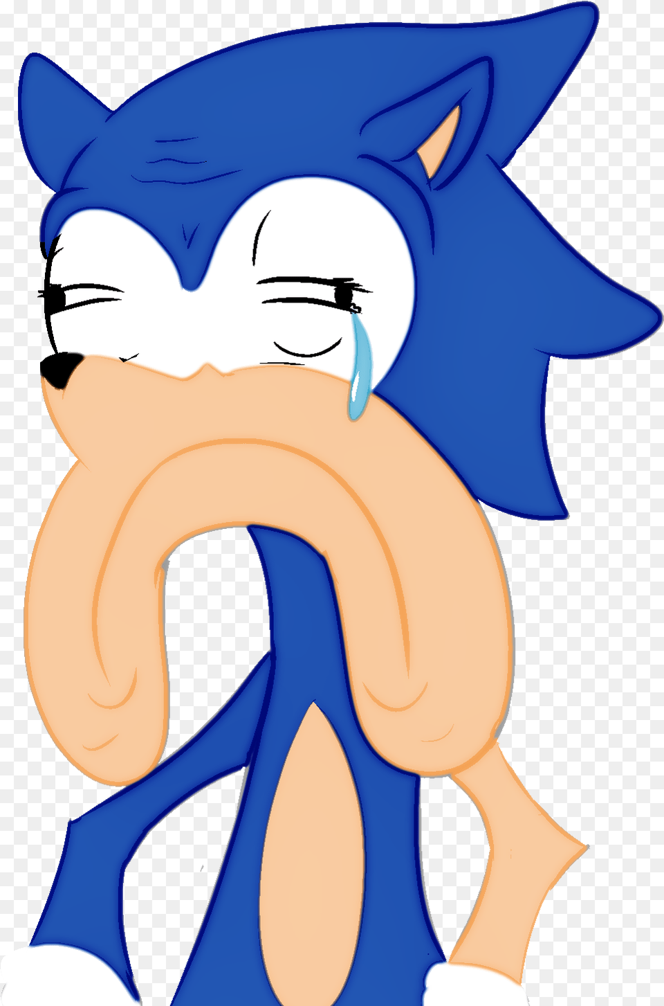 Transparent Sonic Clip Art Sad Sonic The Hedgehog, People, Person, Baby, Face Png Image