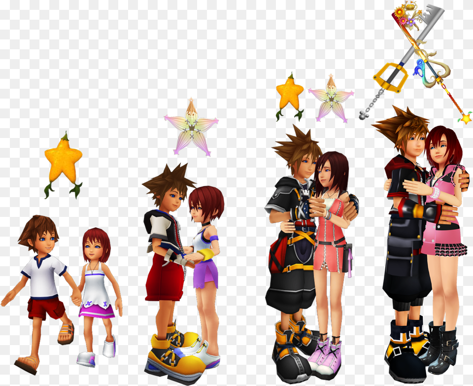 Transparent Sora Sora And Kairi, Book, Publication, Comics, Adult Png Image