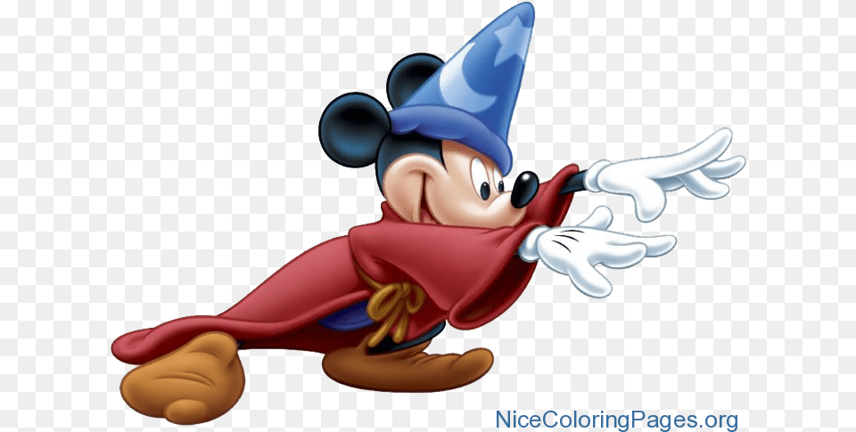 Transparent Sorcerer Mickey Clipart Sorcerer Mickey Mouse, Clothing, Hat, Baby, Book Png Image