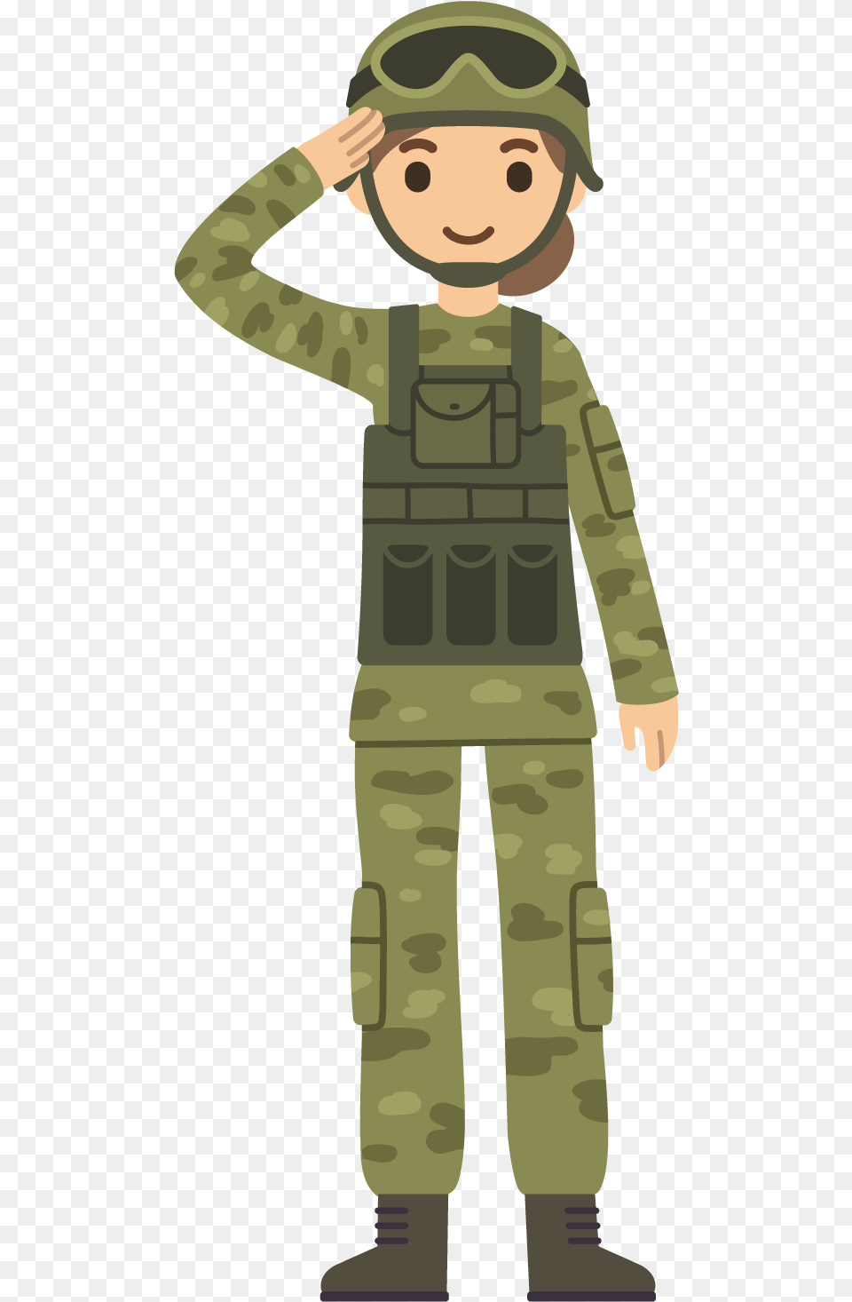 Transparent Soulja Boy Soldier Cartoon, Military Uniform, Military, Person, Male Free Png