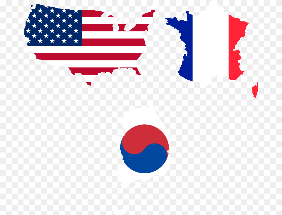 Transparent South Korea Flag Usa Map Flag, American Flag, Adult, Male, Man Png
