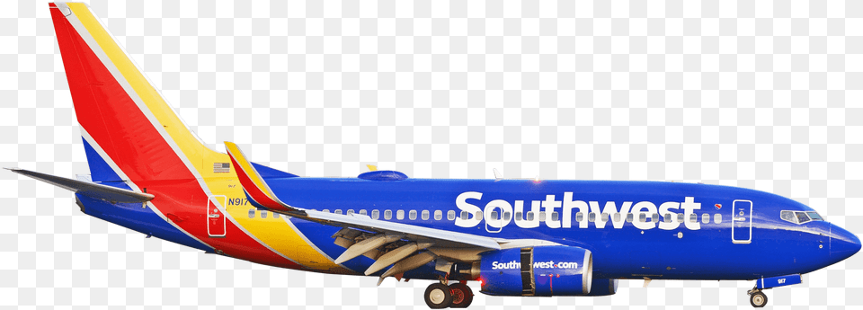 Transparent Southwest Clipart Boeing 737 Next Generation, Aircraft, Airliner, Airplane, Transportation Png Image