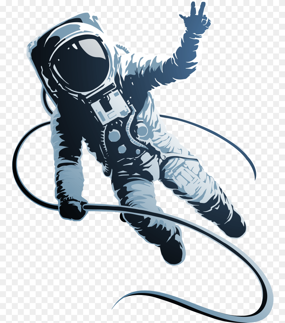 Transparent Spaceman Astronaut Illustration, Adult, Male, Man, Person Png Image