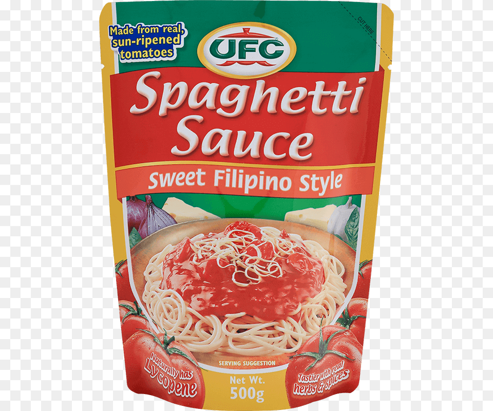 Spagetti Ufc Spaghetti Sauce Sweet Filipino Style, Food, Pasta, Ketchup Free Transparent Png