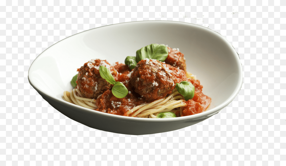 Spaghetti And Meatballs Pasta Pomodoro, Food, Meat, Meatball, Plate Free Transparent Png