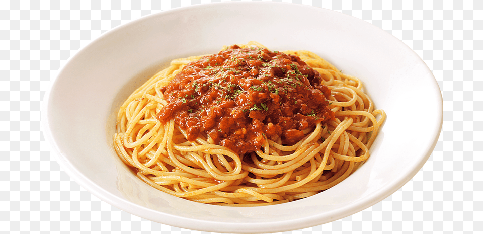 Transparent Spaghetti Spaghetti With Meat Sauce Transparent, Food, Pasta, Plate Png Image