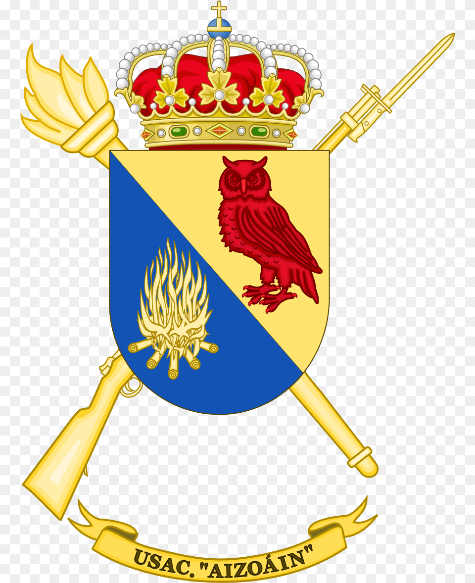 Spanish Flag Coat Of Arms Sea, Emblem, Symbol, Animal, Bird Free Transparent Png