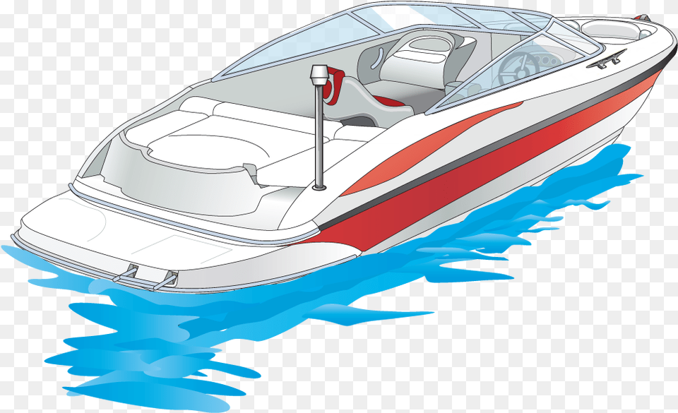 Transparent Speedboat Animated Speed Boat Clipart, Transportation, Vehicle, Yacht Free Png Download