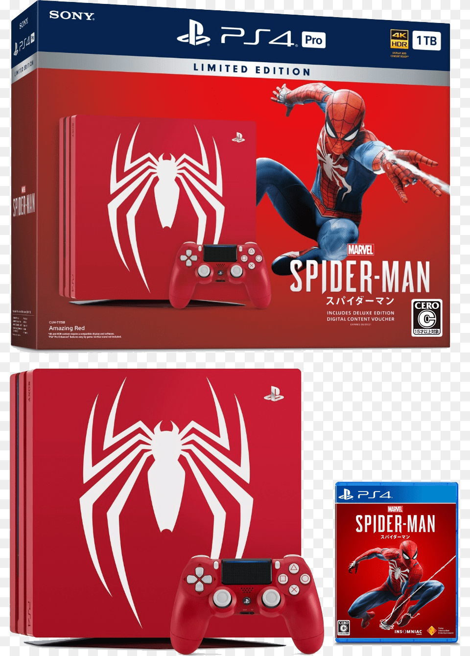 Spider Man Ps4 Ps4 Pro Spiderman, Adult, Male, Person, Electronics Free Transparent Png