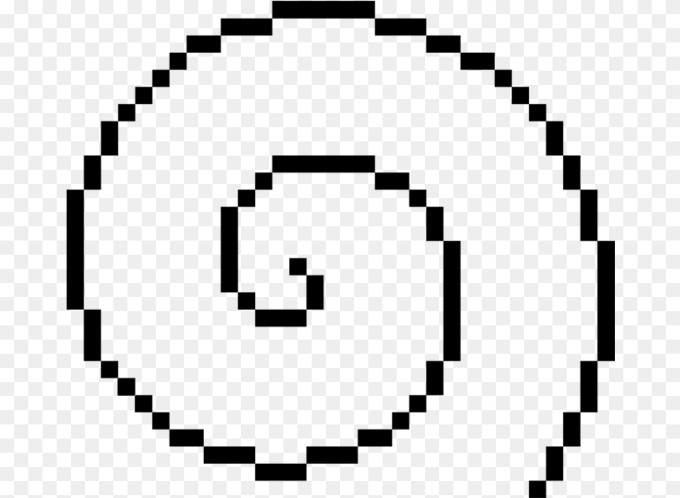 Transparent Spiral Clip Art Eye Pixel Art, Gray Free Png Download
