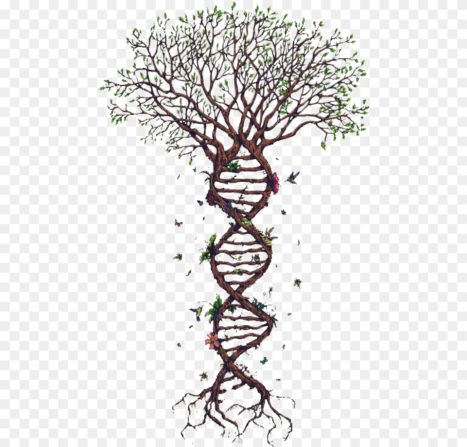 Transparent Spiral Clipart Tree With Dna Roots, Purple, Plant, Art, Paper Png Image
