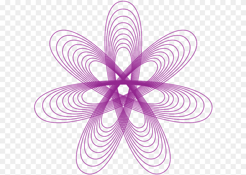 Transparent Spirograph Clipart, Accessories, Pattern, Purple, Fractal Free Png