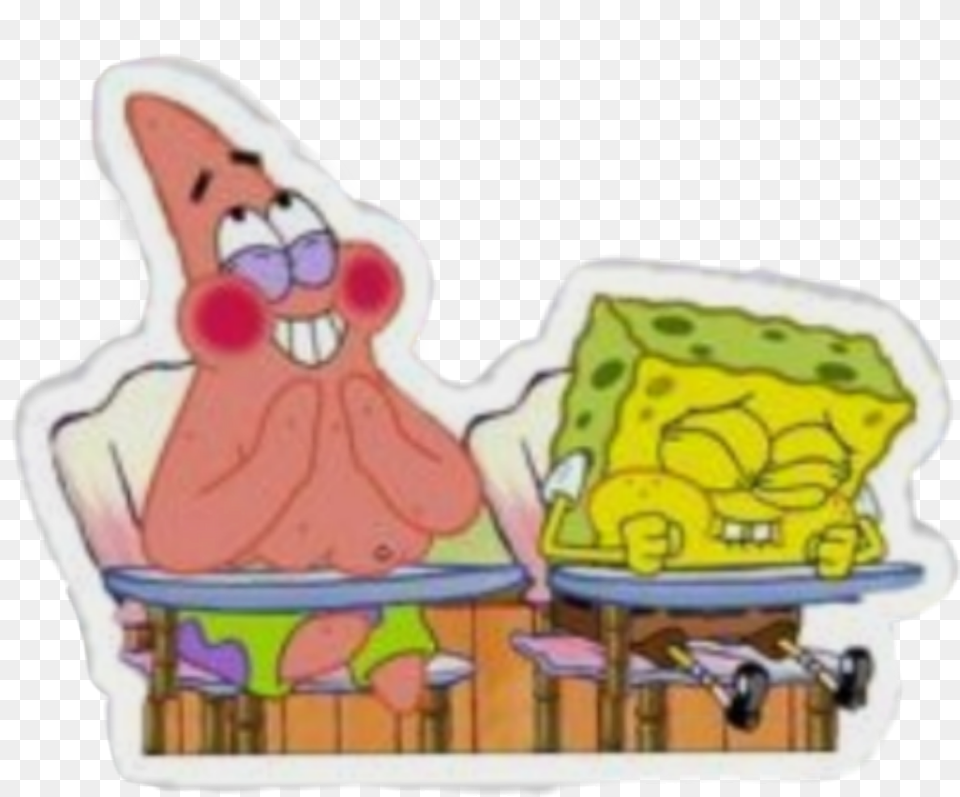 Spongebob And Patrick Spongebob And Patrick Sticker, Baby, Person Free Transparent Png