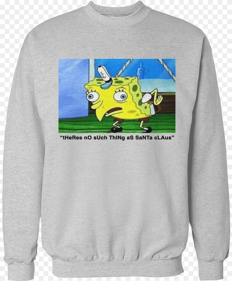 Transparent Spongebob Licking Wake Up You Need To Make Money Spongebob, Sweatshirt, Clothing, Hoodie, Knitwear Png