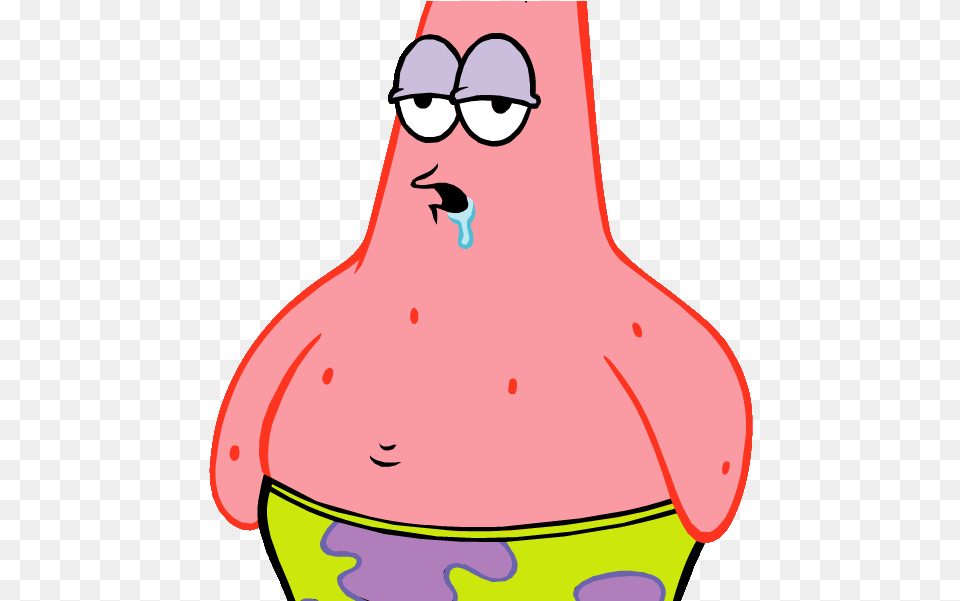 Transparent Spongebob Patrick Patrick Star, Person, Cutlery, Cream, Dessert Png Image