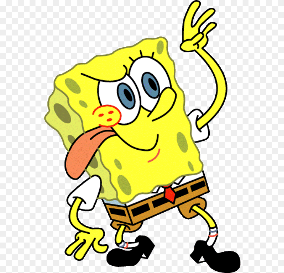 Transparent Spongebob Walking Gif, Cartoon, Animal, Dinosaur, Reptile Png