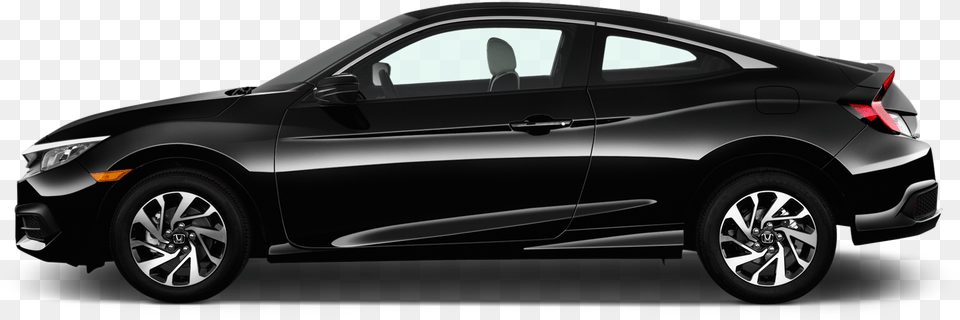 Transparent Sports Car Clipart Side View Honda Civic Lx 2017, Sedan, Vehicle, Transportation, Tire Free Png
