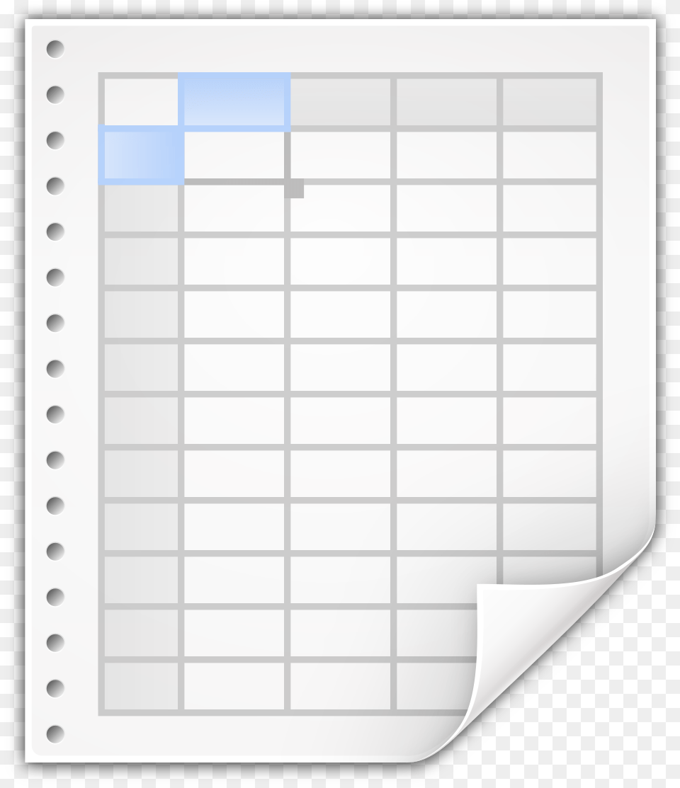 Spreadsheet Icon, Page, Text Free Transparent Png