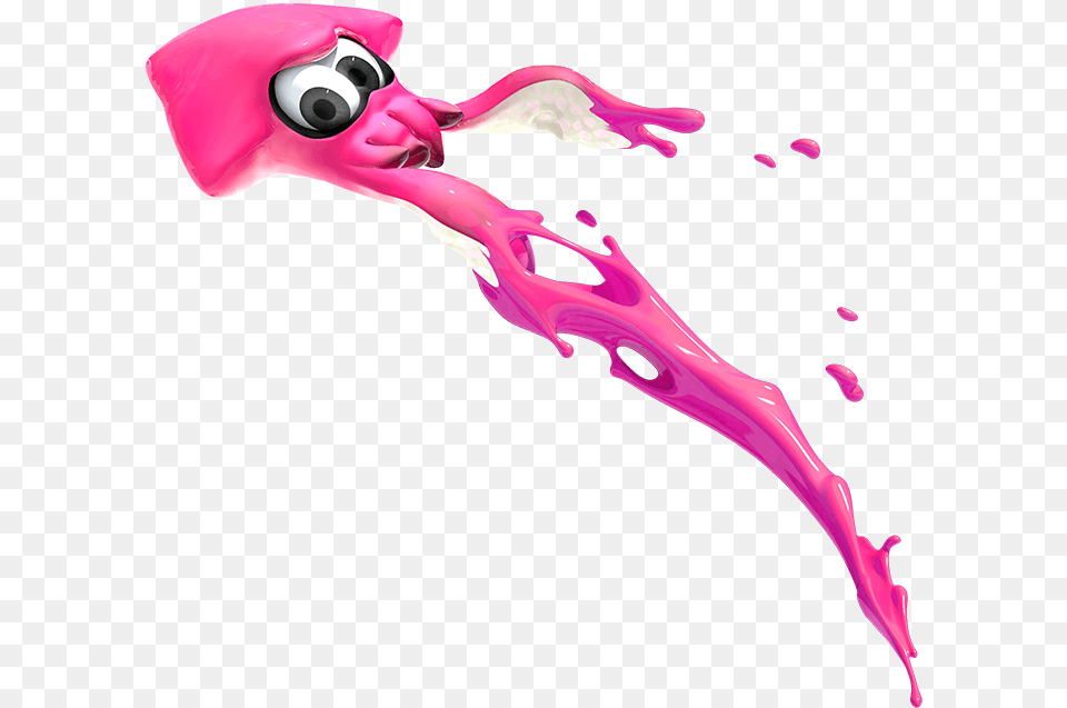 Transparent Squid Squid Splatoon 2 Inkling, Purple Free Png