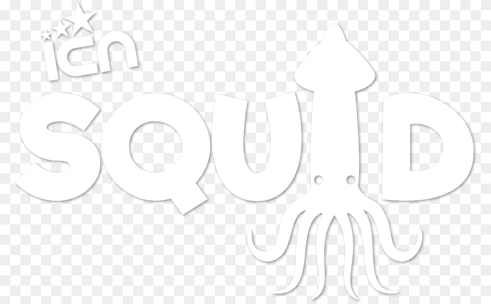 Transparent Squid Transparent Logo Squid, Stencil, Animal, Bear, Mammal Free Png