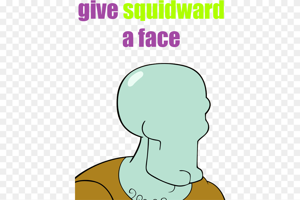 Squidward Handsome Squidward, Book, Publication, Face, Head Free Transparent Png