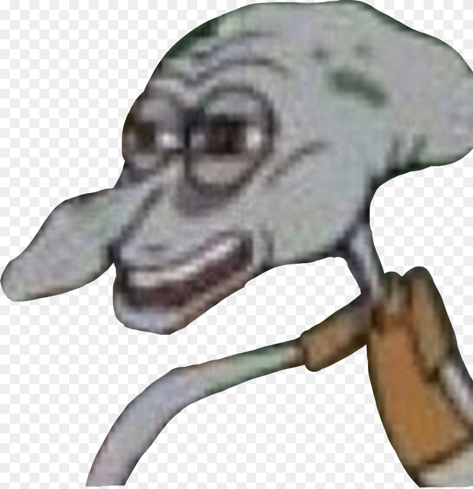 Transparent Squidward Rare Cursed Images Spongebob, Person Png Image