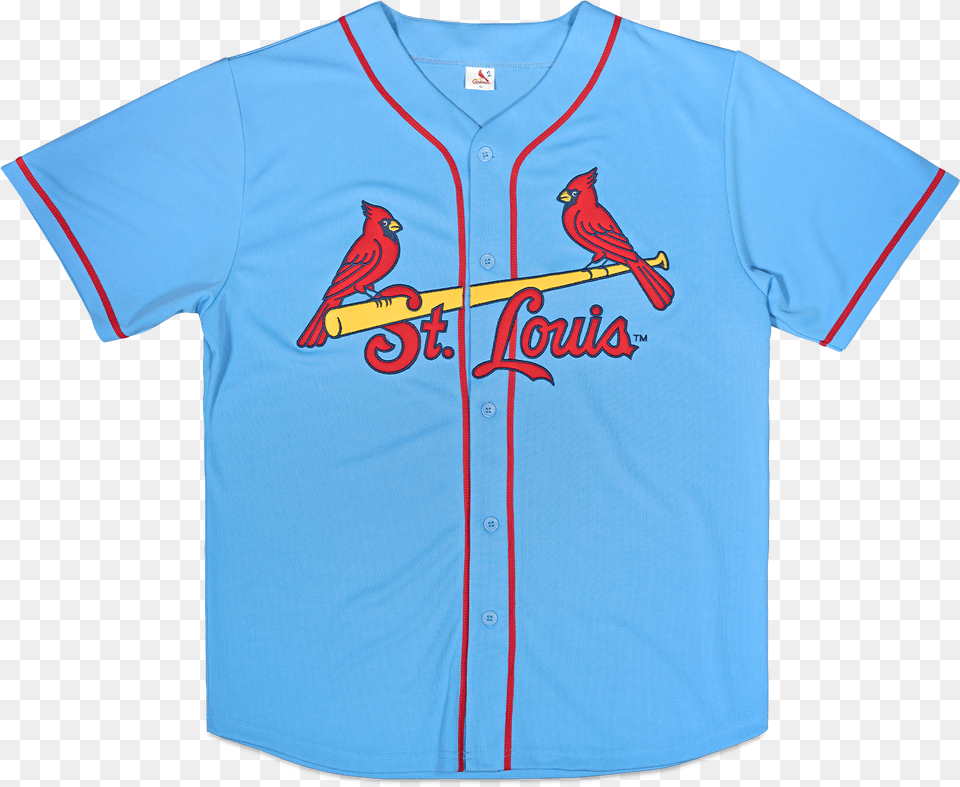 Transparent St Louis Cardinals St Louis Cardinals Light Blue Jersey, Clothing, People, Person, Shirt Png