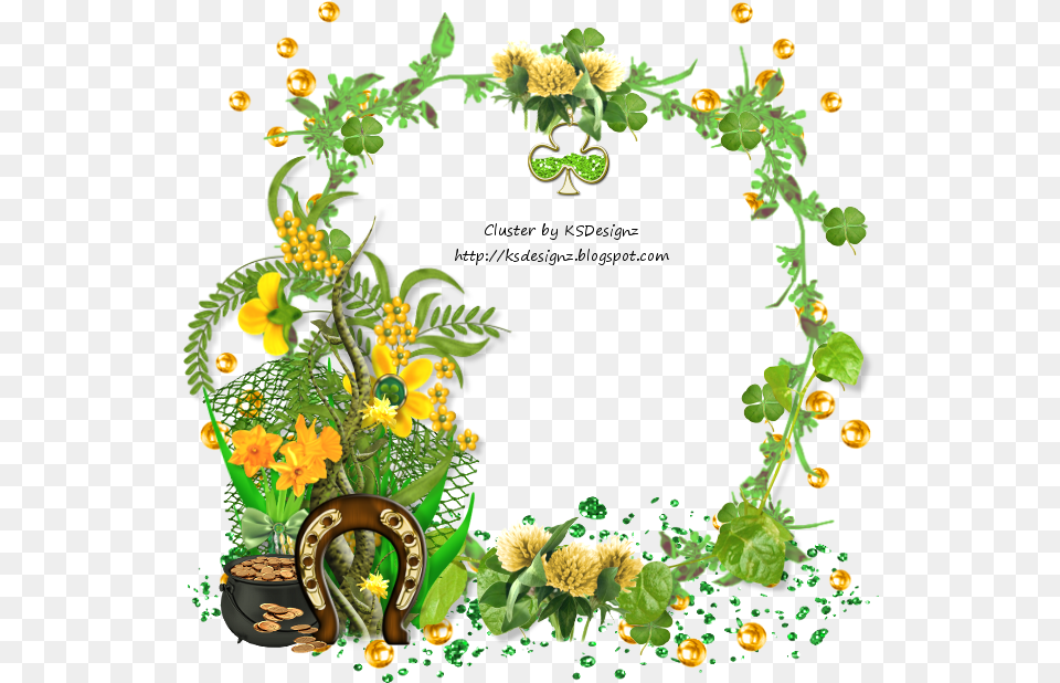 Transparent St Patrickquots Day Border Border St Patrick39s Day, Plant, Flower, Arch, Architecture Png