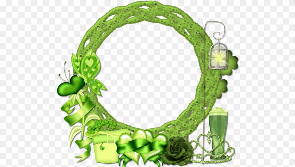 Transparent St Patricks Day Border Clipart, Green, Accessories, Bracelet, Jewelry Png