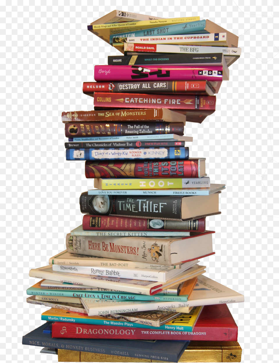 Transparent Stack Of Books Clipart Black And White Png Image