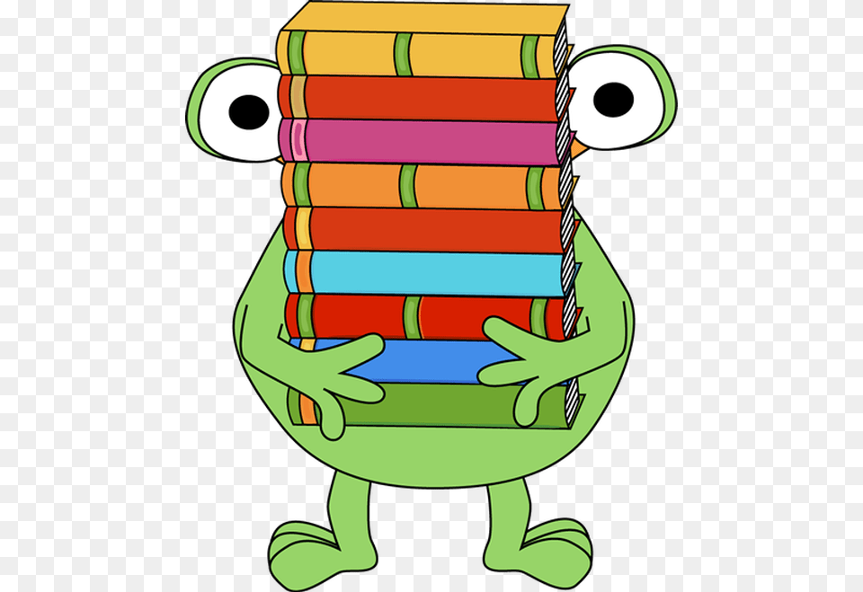 Transparent Stack Of Books Clipart Book Monster Clipart, Musical Instrument Png Image
