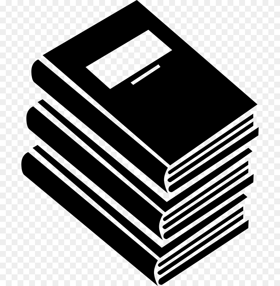Transparent Stack Of Books Clipart Free Stack Book Icon, Publication, Text, Stencil Png