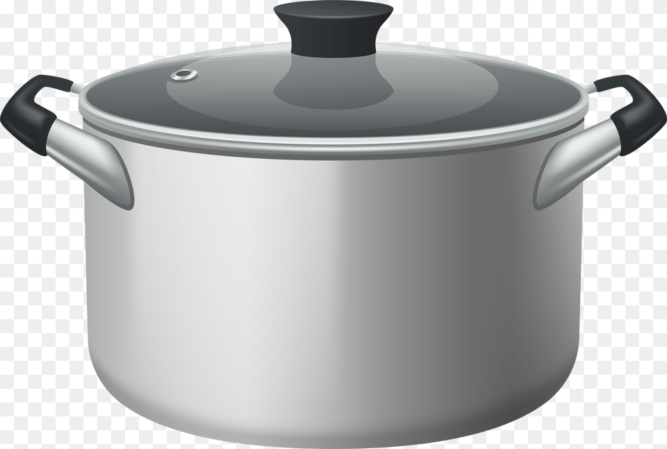 Transparent Stainless Steel Stock Pot Clipart, Cookware, Food, Cooking Pot, Steamer Free Png Download
