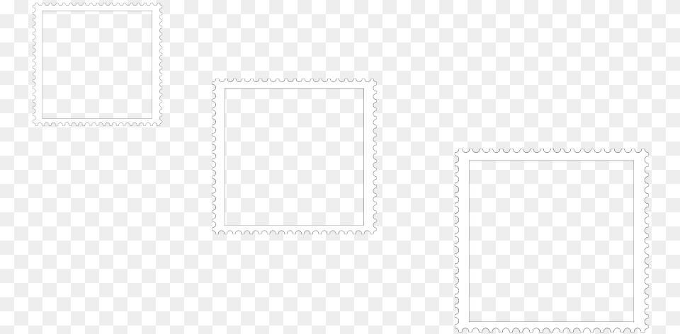 Transparent Stamp Border Pattern, Postage Stamp Png Image