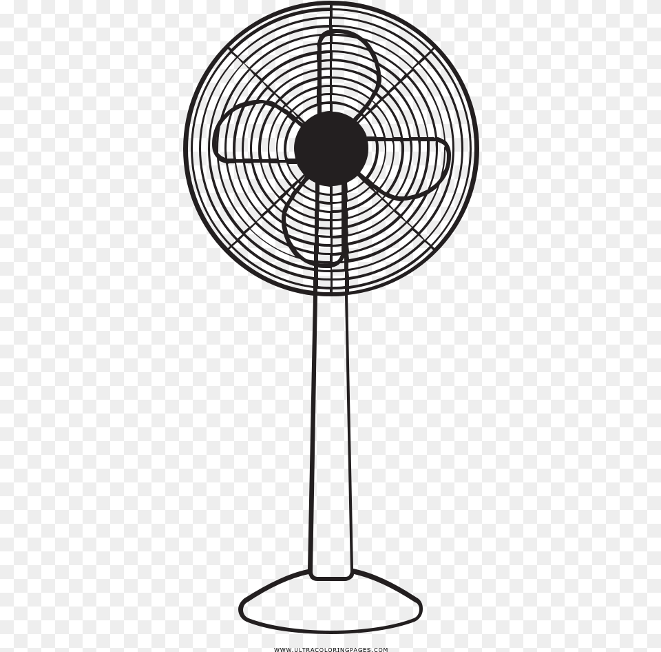 Transparent Stand Fan Stand Fan Coloring Pages, Appliance, Device, Electrical Device, Electric Fan Free Png Download