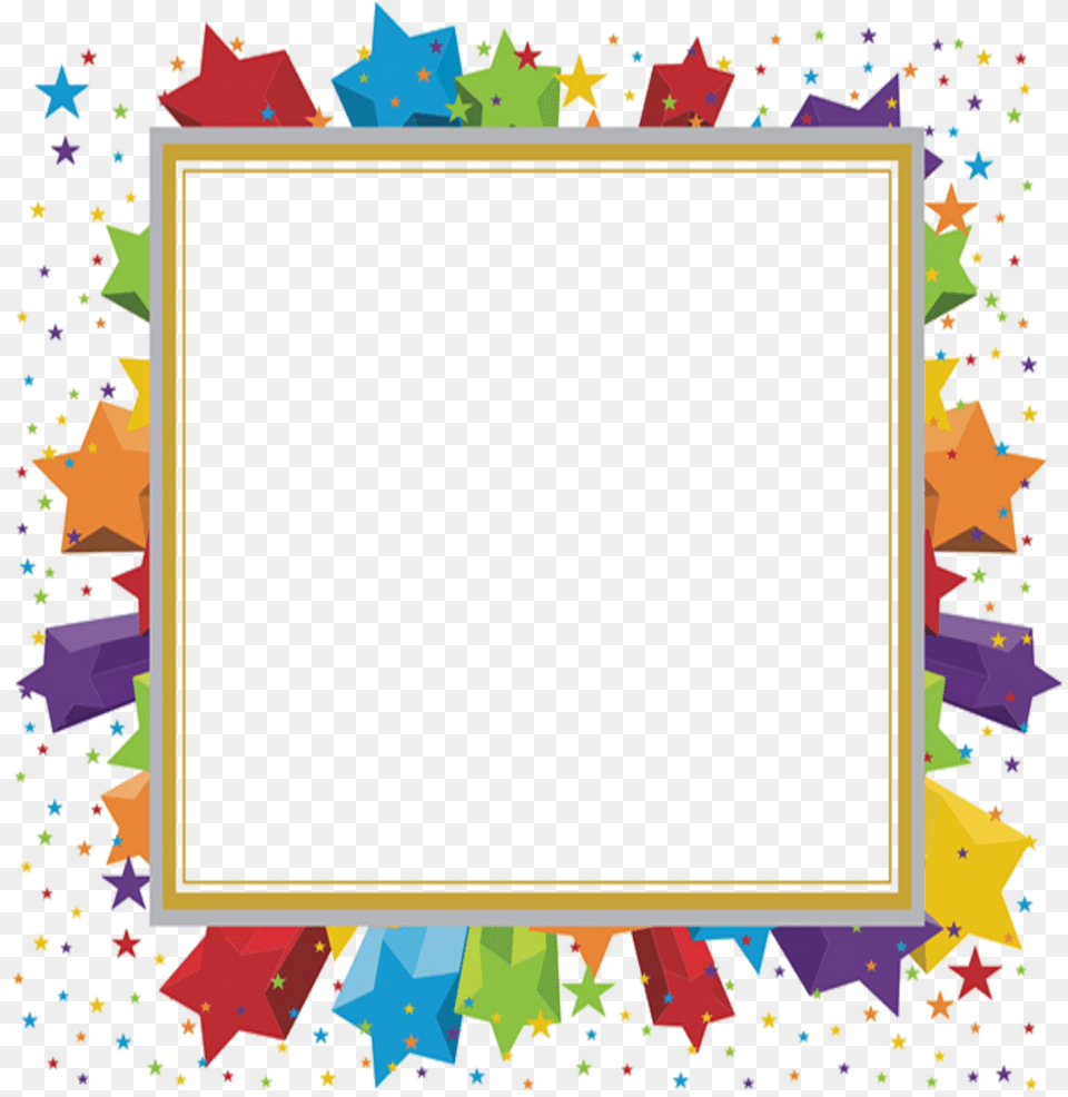 Transparent Star Borders Clipart Star Border, Blackboard, Art Png