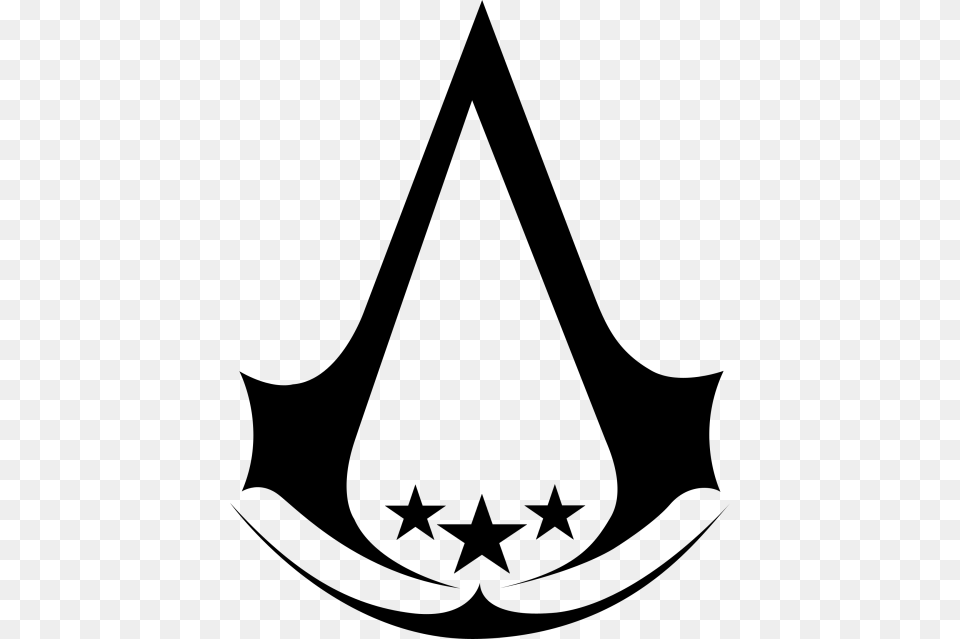 Transparent Star Burst Clip Art Assassins Creed 3 Logo, Gray Png Image