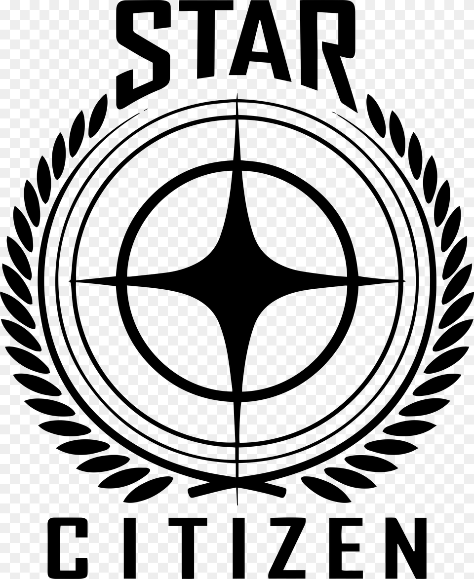 Transparent Star Citizen Star Citizen Logo, Gray Free Png