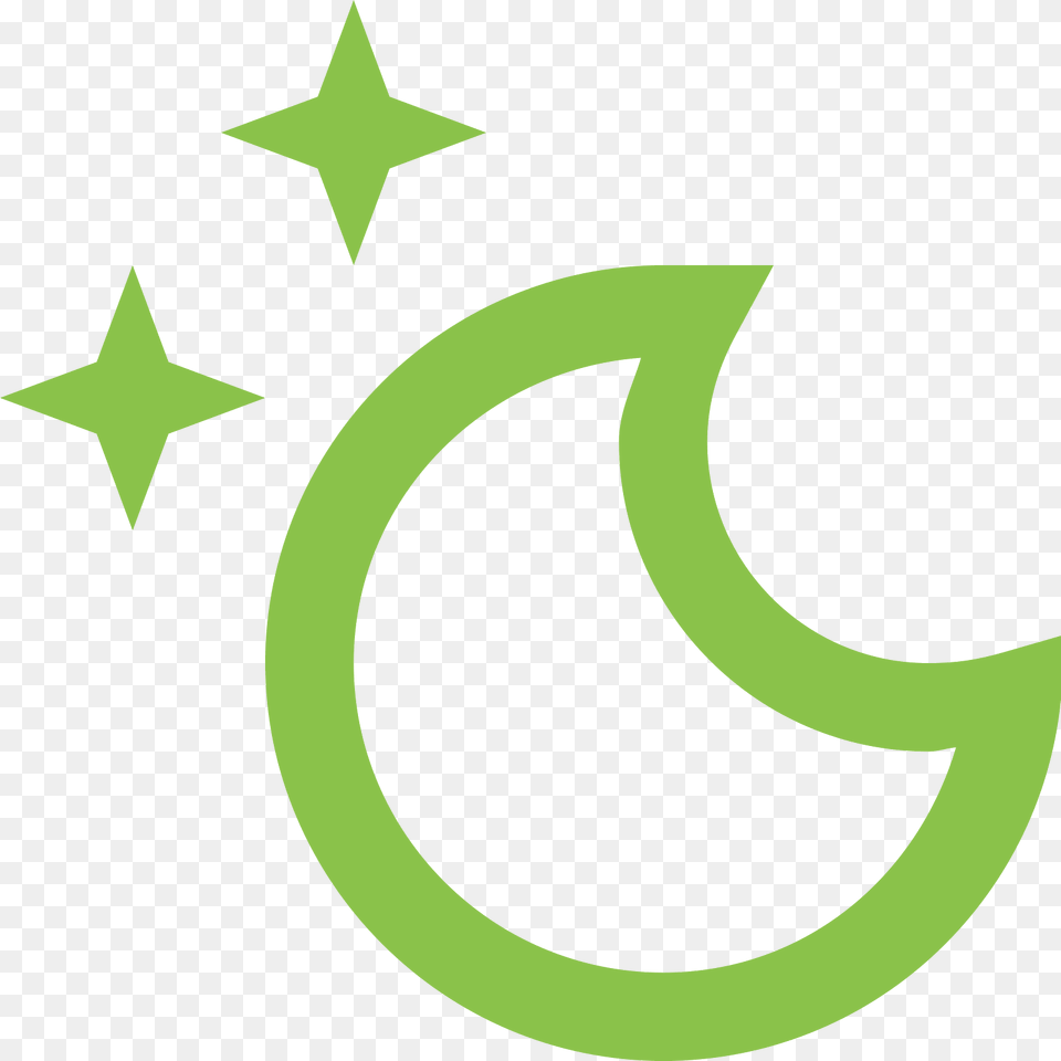 Transparent Star Icon Moon Icon, Star Symbol, Symbol, Green Png